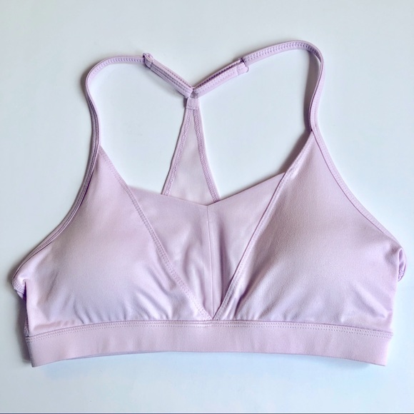 NEW SO AUTHENTIC AMERICAN HERITAGE Sports Bra Racerback Straps Medium Pink Women - Picture 1 of 13